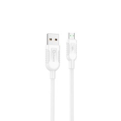 Qcharx Lisbon White 3A 1m Data Cable For Micro USB