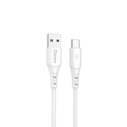 Qcharx Athens White 18W 3A 1m Type-C USB Data Cable