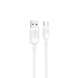 Qcharx Lisbon White 3A 1m Type-C USB Data Cable