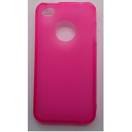 Capa Silicone Apple Iphone 4g/4s Rosa