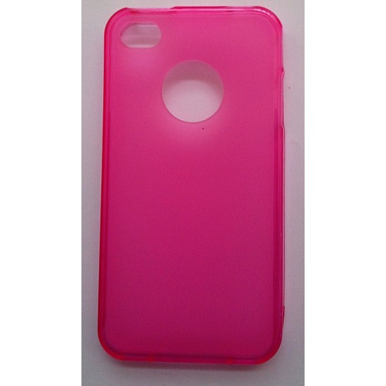 Capa Silicone Apple Iphone 4g/4s Rosa