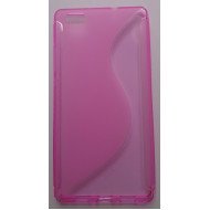 Silicon Cover Case Huawei P8 Lite Pink