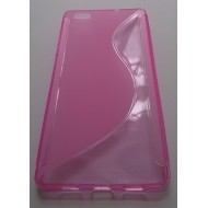 Capa Silicone Huawei P8 Lite Rosa