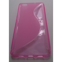 Capa Silicone Huawei P8 Lite Rosa