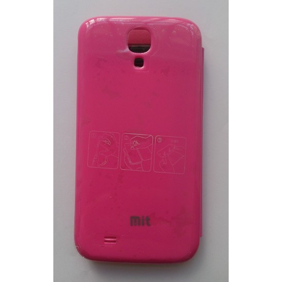 Capa Flip Cover Com Janela Samsung Galaxy S4 I9500 Rosa