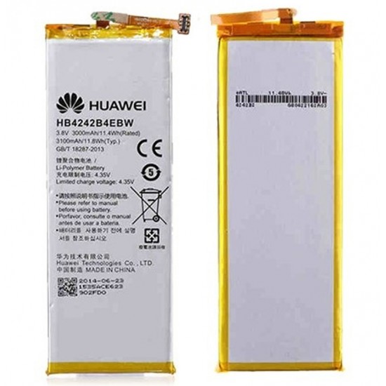 Huawei Honor 6/H60-L01/Honor 4X/HB4242b4EBW 3000mAh 3.8V 11.4Wh Battery