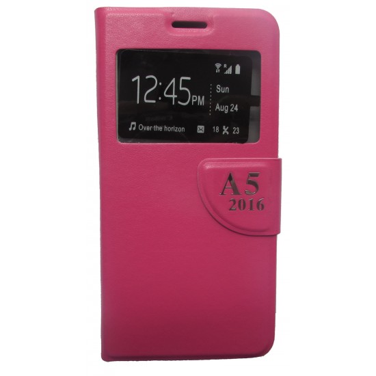 Capa Flip Cover Com Janela Samsung Galaxy A5(2016) A510 Rosa