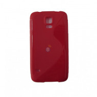 Capa Silicone Samsung Galaxy S5 G900 Vermelho