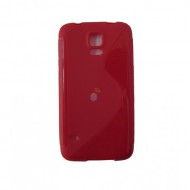 Capa De Silicio Samsung Galaxy S5 / G900 Rojo