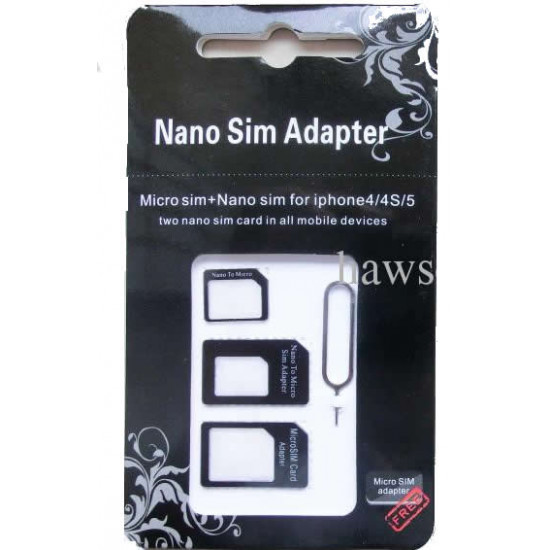 Card Adapter Noosy 3 In 1 Black