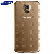 Tampa Traseira Samsung Galaxy S5 Sm-G900 / I9600 Gold