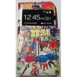 Funda Gel Con Ventana Wiko Lenny Con Diseño