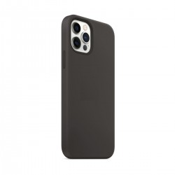 Capa Silicone Gel Apple Iphone 12 Pro Max Negro