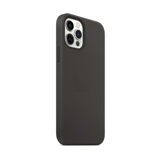 Capa Silicone Gel Apple Iphone 12 Pro Max Negro