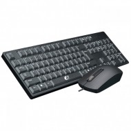 Teclado Com Rato Fantech 1905 Preto Mute Button Design, Business Office E Ergonomic Design