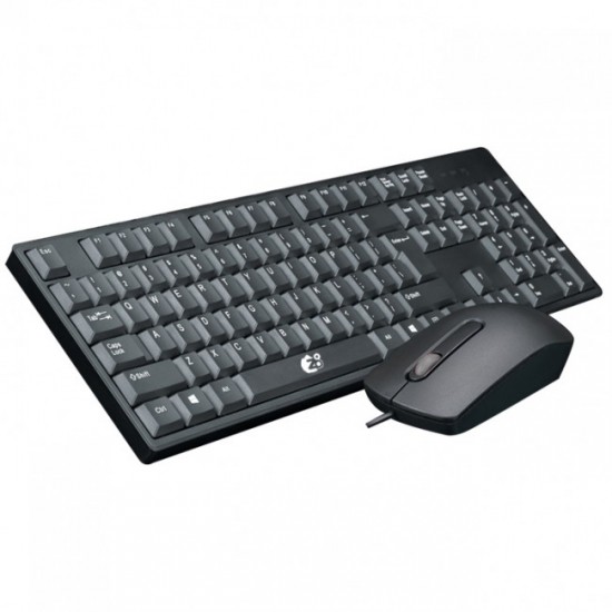 Keyboard Mouse Fantech 1905 Black Mute Button Design, Business Office E Ergonomic Design