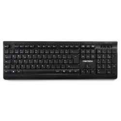 Teclado Com Rato Fantech 1905 Negro Mute Button Design, Business Office E Ergonomic Design