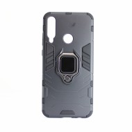 Capa Silicone Anti-Choque Armor Carbon Huawei Y6p Preto Ring Armor Case