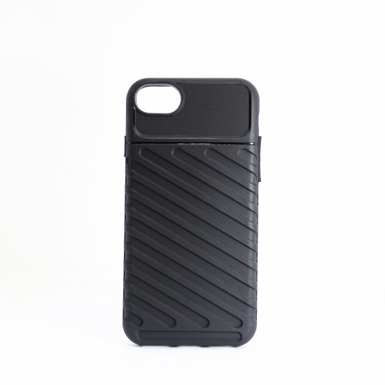 Capa Silicone Gel Thunder Apple Iphone 7 / 8 / Se 2020 Preto