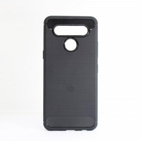 Capa Silicone Gel Carbon Lg K41s Preto