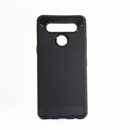 Capa Silicone Gel Carbon Lg K51s Preto