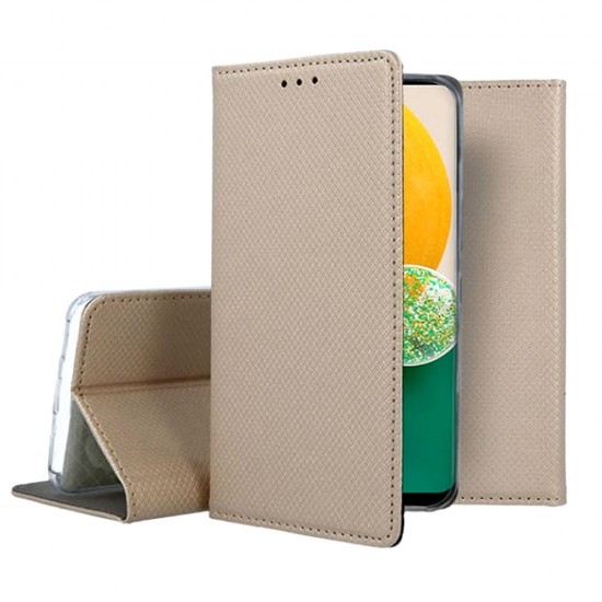 Capa Flip Cover Samsung Galaxy A13 5g/A136 Dourado Kabura Capa Flip Cover Samsung Galaxy A13 5g/A136 Dourado Kabura