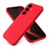 Samsung Galaxy S24 Fe Red Silicone Case With Camera Protector