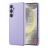 Funda De Silicona Samsung Galaxy S24 Fe Lila Con Protector De Cámara