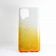 Capa Silicone Gel Brilhante Samsung Galaxy A42 5g Dourado