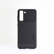 Cover Silicone Gel Spigen Rugged Armor Samsung Galaxy S21 / S30 Black