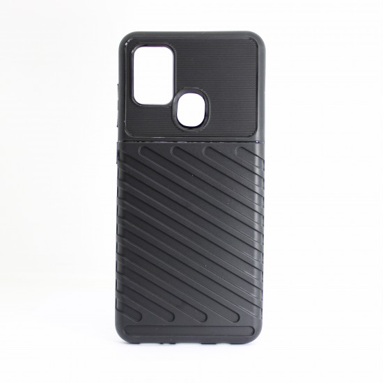 Samsung Galaxy A21s Black Thunder Silicone Case Samsung Galaxy A21s Black Thunder Silicone Case