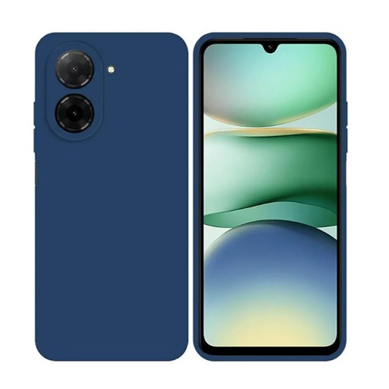 Capa Silicone Xiaomi Redmi A5 Azul Com Protetor De Câmera Capa Silicone Xiaomi Redmi A5 Azul Com Protetor De Câmera