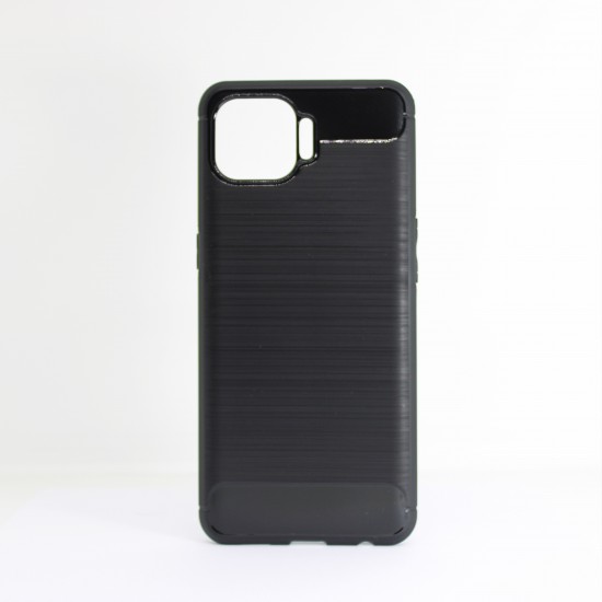 Capa Silicone Gel Carbon Oppo A93 Preto Capa Silicone Gel Carbon Oppo A93 Preto