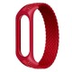 Pulseira Silicone New Science Mi Band M3/M4/M5/M6/M7 Vermelho Corda