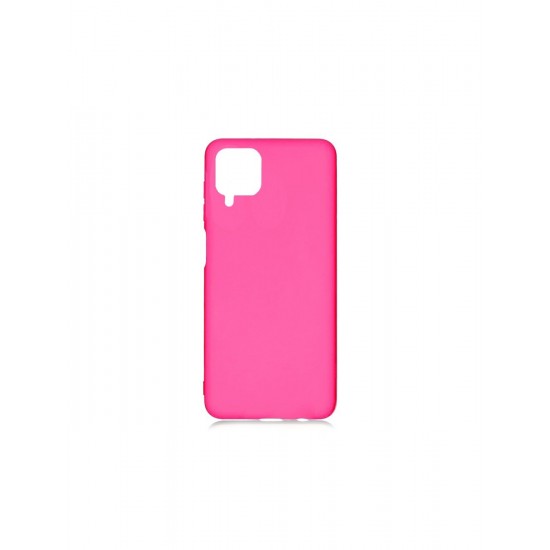 Capa Silicone Dura Samsung Galaxy A12 / A125 Rosa