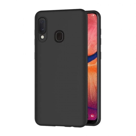 Capa Silicone Samsung Galaxy A20e Preto Robusta Capa Silicone Samsung Galaxy A20e Preto Robusta