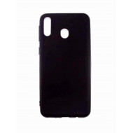 Silicone Cover Case Samsung Galaxy A20s Black