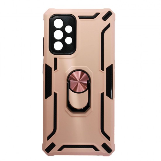 Capa Silicone Tpu Kickstand Heavy Duty Hibrid Samsung Galaxy A52 5G Rosa Anel De Dedo Anti-Choque Capa Silicone Tpu Kickstand Heavy Duty Hibrid Samsung Galaxy A52 5G Rosa Anel De Dedo Anti-Choque