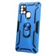 Capa Silicone Tpu Kickstand Heavy Duty Hibrid Samsung Galaxy A21s Azul Anel De Dedo Anti-choque Capa Silicone Tpu Kickstand Heavy Duty Hibrid Samsung Galaxy A21s Azul Anel De Dedo Anti-choque
