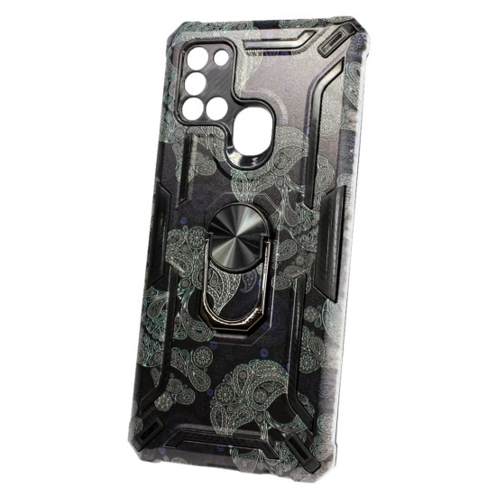 Tpu Kickstand Heavy Duty Hybrid Silicone Case Samsung Galaxy A21s Tradition Design Anti-shock Finger Ring Tpu Kickstand Heavy Duty Hybrid Silicone Case Samsung Galaxy A21s Tradition Design Anti-shock Finger Ring
