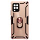 Capa Silicone Tpu Kickstand Heavy Duty Hibrid Samsung Galaxy A42 Rosado Anel De Dedo Anti-choque Capa Silicone Tpu Kickstand Heavy Duty Hibrid Samsung Galaxy A42 Rosado Anel De Dedo Anti-choque