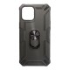 Tpu Kickstand Heavy Duty Hybrid Silicone Case Apple Iphone 12 Pro Max 6.7" Black Anti-shock Finger Ring