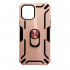 Tpu Kickstand Heavy Duty Hybrid Silicone Case Apple Iphone 12 Pro Max 6.7" Pink  Anti-shock Finger Ring