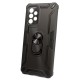 Capa Silicone Tpu Kickstand Heavy Duty Hibrid Samsung Galaxy A52 5G Preto Anel De Dedo Anti-Choque Capa Silicone Tpu Kickstand Heavy Duty Hibrid Samsung Galaxy A52 5G Preto Anel De Dedo Anti-Choque