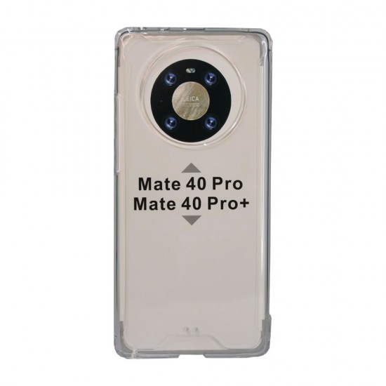 Capa Silicone Dura Anti-Choque Huawei Mate 40 Pro / Mate 40 Pro Plus Transparente Capa Silicone Dura Anti-Choque Huawei Mate 40 Pro / Mate 40 Pro Plus Transparente
