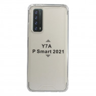 Huawei P Smart 2021 / Y7a Transparent Anti-shock Hard Silicone Case
