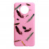 Silicone Cover Shining Gel Case Xiaomi Mi 10t Lite Pink Feathers