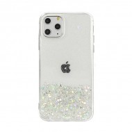 Cover Gel Liquid And Sparkel Apple Iphone 12 Mini 5.4 Transparent