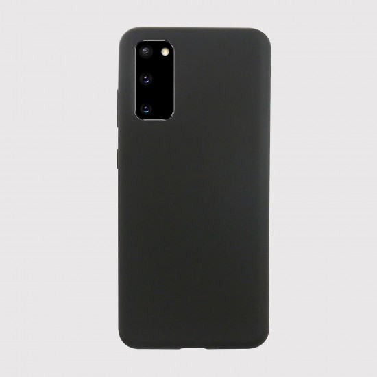 Capa De Silicone Samsung Galaxy S20 Fe Negro Robusta