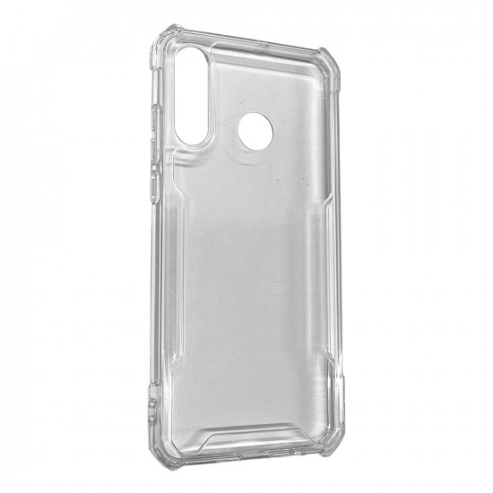 Capa Silicone Dura Anti-Choque Samsung Galaxy A02s Transparente